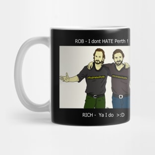 rob an rich jokes Mug